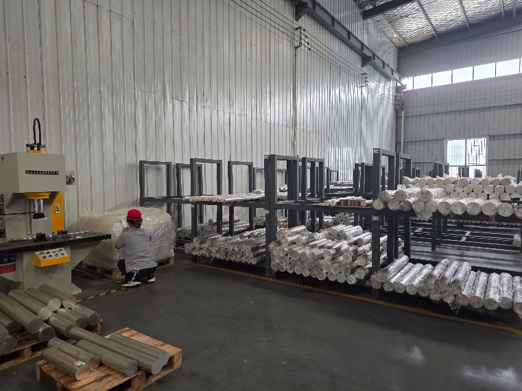 Dissolvable magnesium alloy bar stock racks, the starting point for every machined component