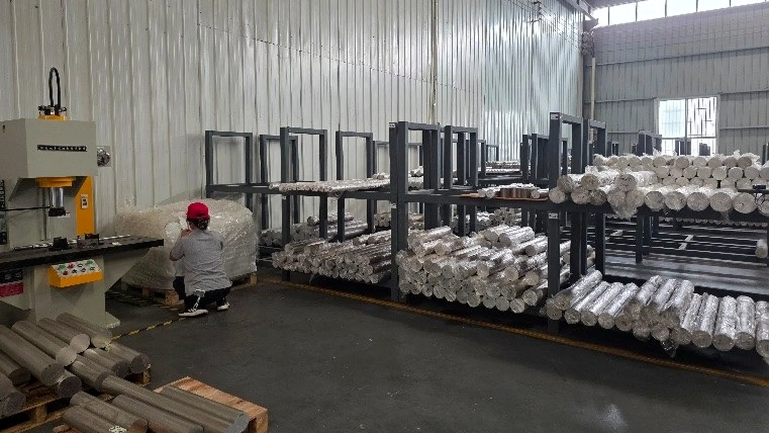 HAGRIEN magnesium alloy material storage and manufacturing workshop