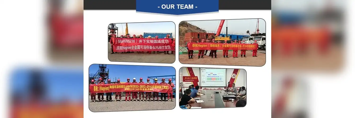 Hagrien Team at Oilfield Project Site